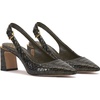 image:imageVince Camuto Womens Hamden Buckle Slingback PumpDeep Forest Snake Print Leather