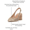 image:imageVince Camuto Womens Hamden Buckle Slingback PumpNaturalGold