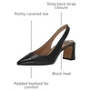 image:imageVince Camuto Womens Hamden Cap Toe Slingback PumpBlack