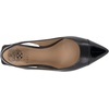 image:imageVince Camuto Womens Hamden Cap Toe Slingback PumpBlack