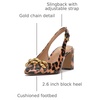 image:imageVince Camuto Womens Hamden Chain Link Slingback PumpBlackNatural