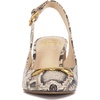 image:imageVince Camuto Womens Hamden Slingback PumpBlackCream Snake Print