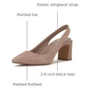 image:imageVince Camuto Womens Hamden Slingback PumpTruffle Taupe Suede