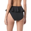 image:imageVince Camuto Womens High Leg Skirted Bikini BottomBlack