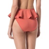 image:imageVince Camuto Womens High Leg Skirted Bikini BottomCinnabar