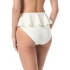 image:imageVince Camuto Womens High Leg Skirted Bikini BottomIvory