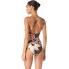 image:imageVince Camuto Womens One Shoulder One Piece SwimsuitChocolate