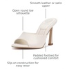 image:imageVince Camuto Womens Paigely Heeled Mule SandalsMilk Satin