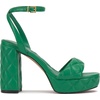 image:imageVince Camuto Womens Pendry Platform Heel SandalEmerald Quilted Leather