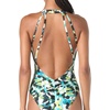 image:imageVince Camuto Womens Plunge VNeck One Piece SwimsuitBlue Multi