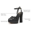 image:imageVince Camuto Womens Samlee Strappy Platform High Heel SandalsBlack