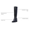 image:imageVince Camuto Womens Sangeti Stacked Heel Knee High Boot FashionBlk Bntblt