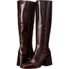 image:imageVince Camuto Womens Sangeti Stacked Heel Knee High Boot FashionRoot Beer Leather