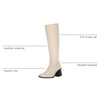 image:imageVince Camuto Womens Sangeti Stacked Heel Knee High Boot FashionSwan Leather