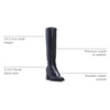 image:imageVince Camuto Womens Sangeti Wide Calf Stacked Heel Knee High BootBlack