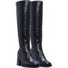 image:imageVince Camuto Womens Sangeti Wide Calf Stacked Heel Knee High BootBlack Leather