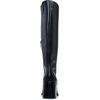 image:imageVince Camuto Womens Sangeti Wide Calf Stacked Heel Knee High BootBlack Silky Leather Wide Calf