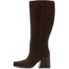 image:imageVince Camuto Womens Sangeti Wide Calf Stacked Heel Knee High BootBrownie Suede Wide Calf