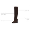 image:imageVince Camuto Womens Sangeti Wide Calf Stacked Heel Knee High BootBrownie Suede Wide Calf