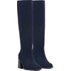 image:imageVince Camuto Womens Sangeti Wide Calf Stacked Heel Knee High BootDeep Navy Suede Wide Calf