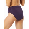 image:imageVince Camuto Womens Surf Shades Convertible HighWaist Bikini BottomsDeep Plum