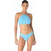 image:imageVince Camuto Womens Textured High Cut Bikini BottomCoastal Blue