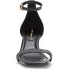 image:imageVince Camuto Womens Vinkely Kitten Heel SandalBlack Silky Leather