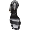 image:imageVince Camuto Womens Vinkely Kitten Heel SandalBlack Silky Leather