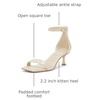 image:imageVince Camuto Womens Vinkely Kitten Heel SandalCafe Patent Leather