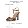 image:imageVince Camuto womens Lilah Ankle Strap High Heel SandalBlackNatural
