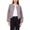 image:imageVince Camuto Cropped Long Sleeve Bubble JacketMedium HeatherGrey