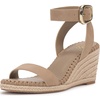 image:imageVince Camuto Fainel Ankle Strap Espadrille Wedge SandalsTortilla Suede