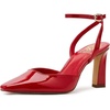 image:imageVince Camuto Galees Ankle Strap PumpBright Flame Patent