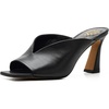 image:imageVince Camuto Galeni Peep Toe High Heel MulesBlack Leather