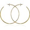image:imageVince Camuto Gold Tone Extra Large Open Hoop Earrings For Women XL