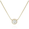 image:imageVince Camuto Gold Tone Simple Chain Necklace with Crystal Rhinestone Pendant