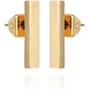 image:imageVince Camuto Gold Tone Vertical Rectangle Bar Stud Earrings For Women