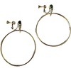 image:imageVince Camuto GoldTone Clip On Dangle Hoop Earrings For Women
