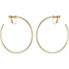 image:imageVince Camuto GoldTone Large Open Hoop Clip On Earrings For Women