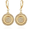 image:imageVince Camuto GoldTone Pave Coin Drop Earrings For Women