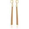 image:imageVince Camuto GoldTone Tassel Chain Drop Huggie Hoop Earrings