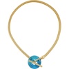 image:imageVince Camuto Goldtone Blue Candy Stone Pendant Necklace