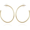 image:imageVince Camuto Goldtone Large Open Hoop Earrings For Women