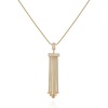 image:imageVince Camuto Goldtone Long Pendant Tassel Necklace