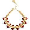 image:imageVince Camuto Goldtone Red Resin Stone Line Bracelet for Women