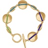 image:imageVince Camuto Goldtone Unique Disc Link Toggle Bracelet