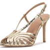 image:imageVince Camuto Hannie Caged Toe Slingback Peep Toe SandalsGold