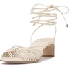 image:imageVince Camuto Lory Ankle Wrap Kitten Heel SandalsCreamy White
