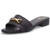 image:imageVince Camuto Maxine Banded Buckle Slide SandalsBlack