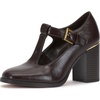 image:imageVince Camuto Micha TStrap Block Heel PumpsBrownie Crinkle Leather
